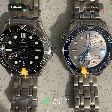 fake omega seamaster|how to identify omega watch.